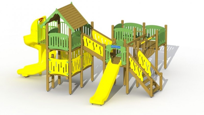 AIRE DE JEUX CITADELLE D’ELFES POUR LES ENFANTS