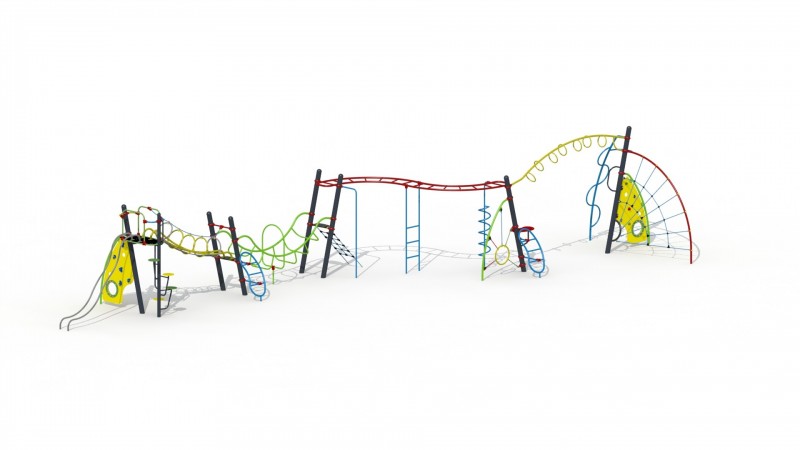 Jeu à grimper parcours Koh Lanta