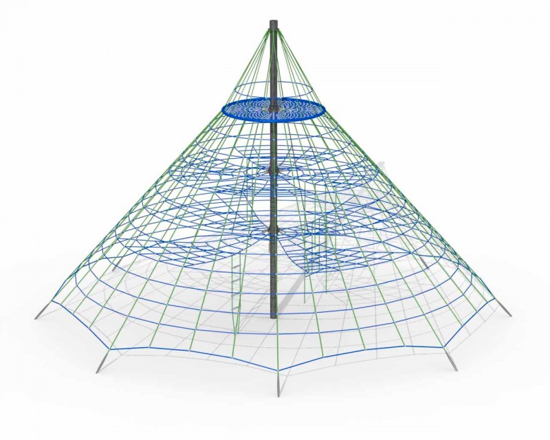 PYRAMIDE DE CORDE JUPITER - JEU FILET A GRIMPER
