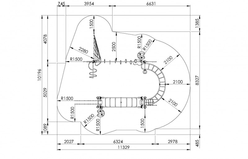 AIRE DE JEU STAR TREK U