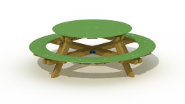 TABLE DE PIQUE-NIQUE EN POLYÉTHYLÈNE