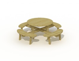 TABLE DE PIQUE-NIQUE RONDE