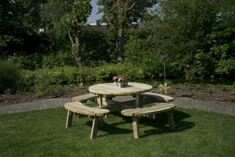 TABLE DE PIQUE-NIQUE RONDE TABLE DE PIQUE-NIQUE RONDE