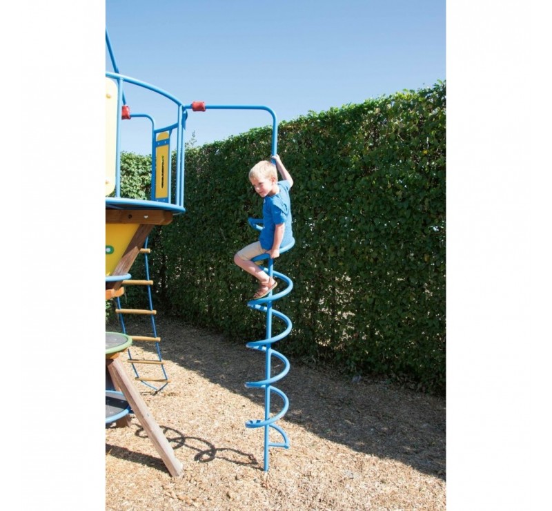 AIRE DE JEU ÉOLIENNE AVEC TOBOGGAN