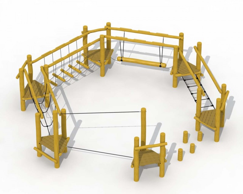 PARCOURS D’AGILITÉ EN ROBINIER