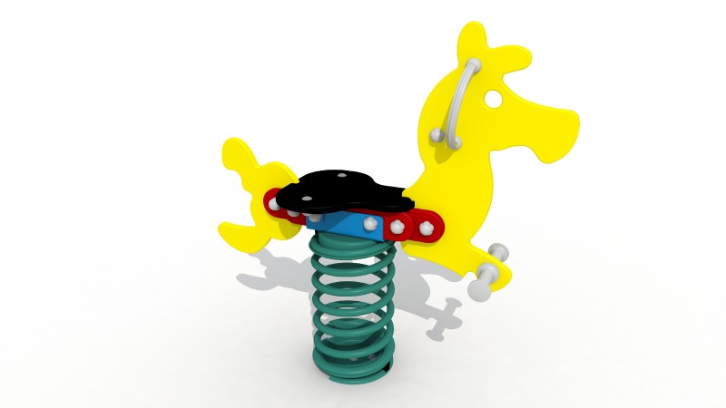 PONEY JEU SUR RESSORTS