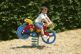 VÉLO DE COURSE JEU SUR RESSORTS
