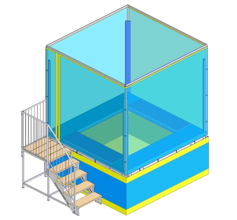 Trampoline professionnel