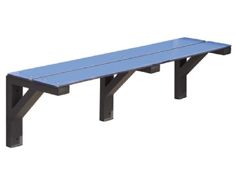 Banc de vestiaire mural