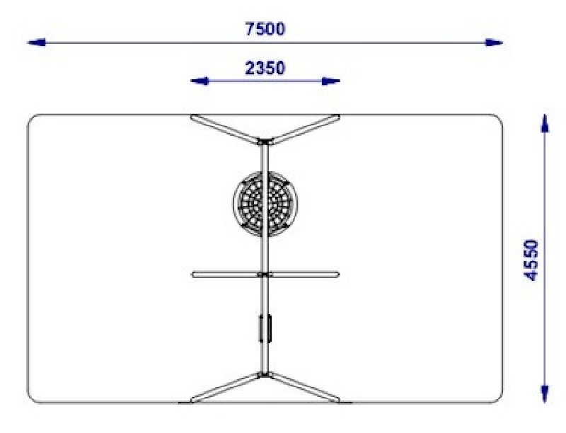 1 balançoire nacelle + 1 balançoire siège (enfants ou bébé au choix)