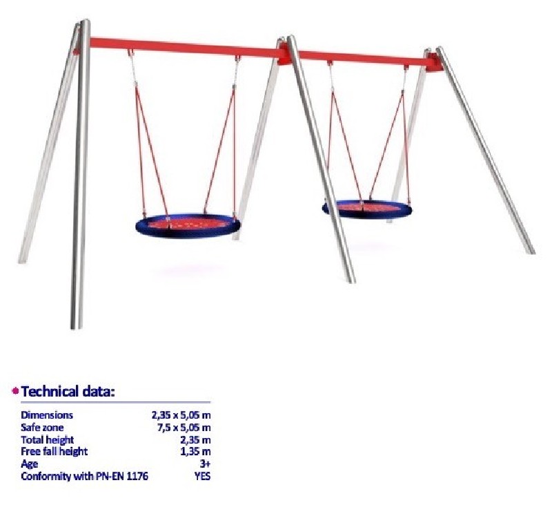 2 balançoires nacelle