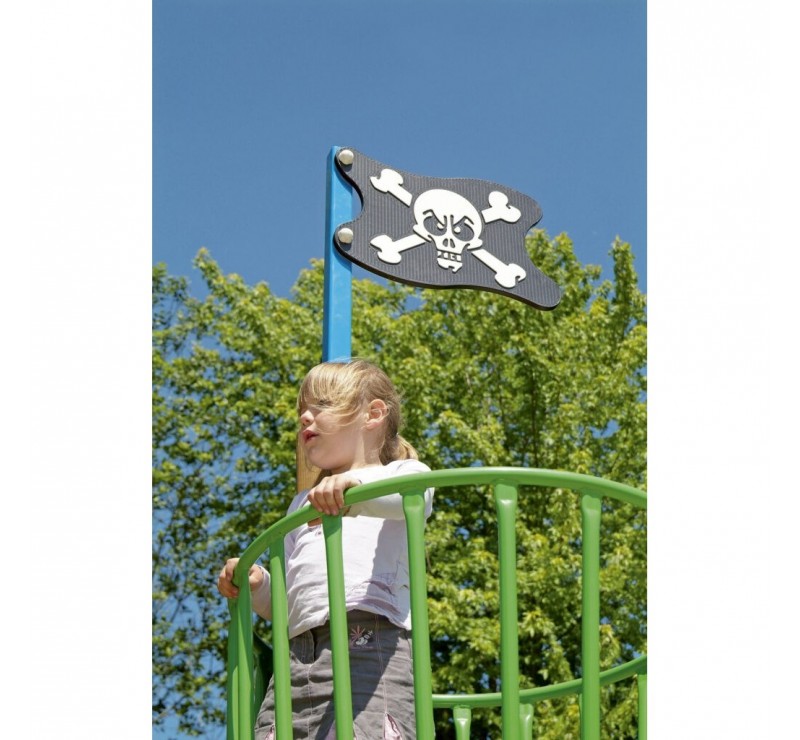 JEU NID DE CORNEILLE (AVEC DRAPEAU PIRATE ET FILET)