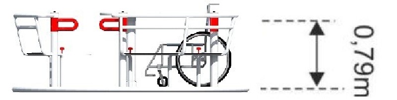 Carrousel inox avec accès fauteuil roulant PMR