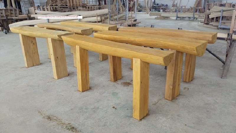 Banquette des forêts en bois de robinier Banquette des forêts en bois de robinier