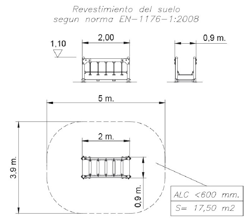 Pont avec marches mobiles N2