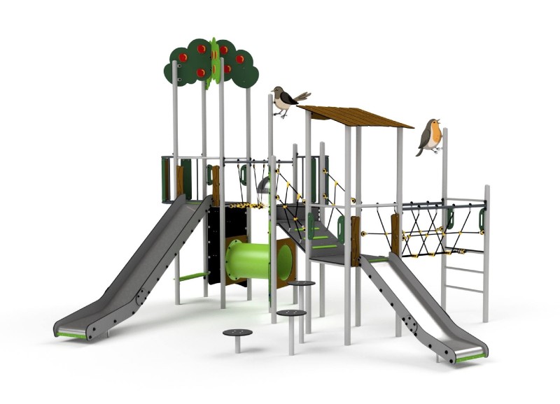 Le parcours à grimper dans la jungle