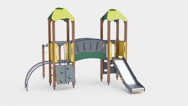 PLATEFORME COMPLETE AVEC TOBOGGAN N21 PLATEFORME COMPLETE AVEC TOBOGGAN N21