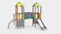 PLATEFORME COMPLETE AVEC TOBOGGAN N21 PLATEFORME COMPLETE AVEC TOBOGGAN N21