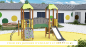 PLATEFORME COMPLETE AVEC TOBOGGAN N21 PLATEFORME COMPLETE AVEC TOBOGGAN N21