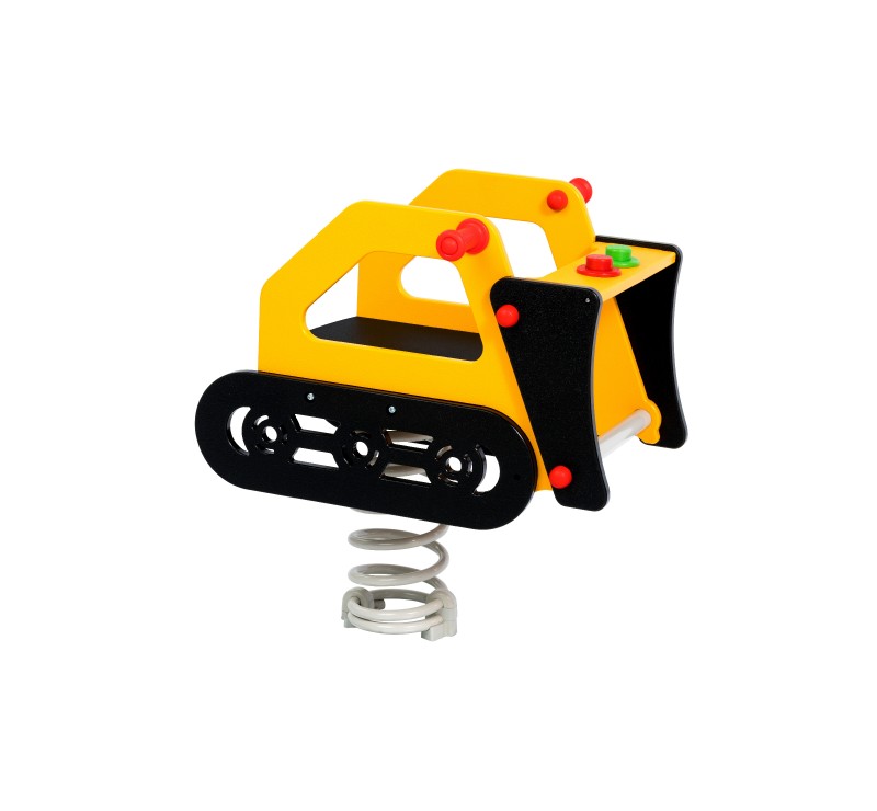 Association remorque de chantier et bulldozer