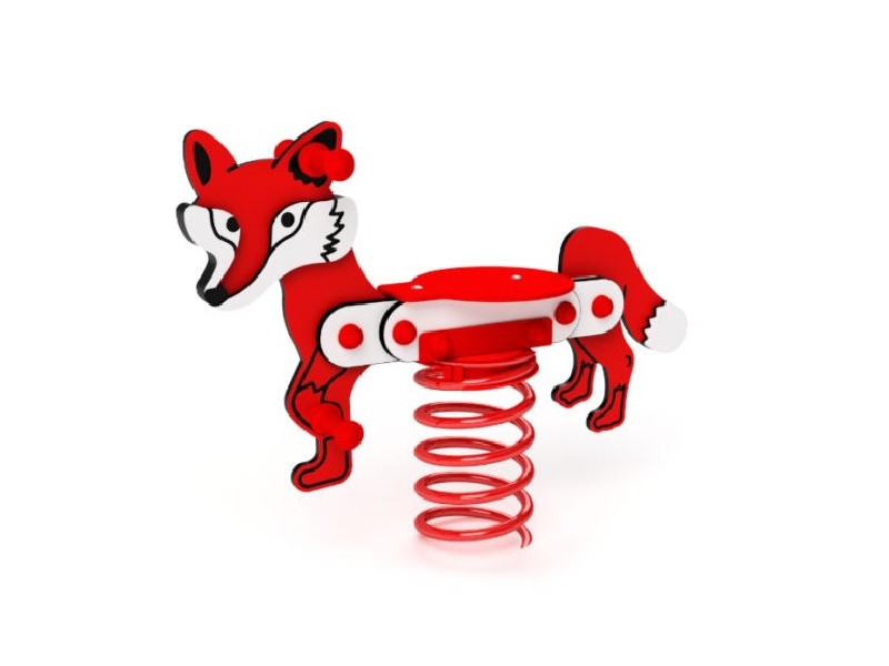 Tom le renard  jeu sur ressort