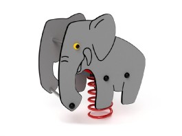 Eléphant de Naël  jeu sur ressort