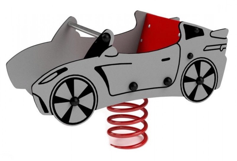 Voiture de sport de  Victor  jeu sur ressort