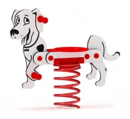 Le Chien jeu sur ressort