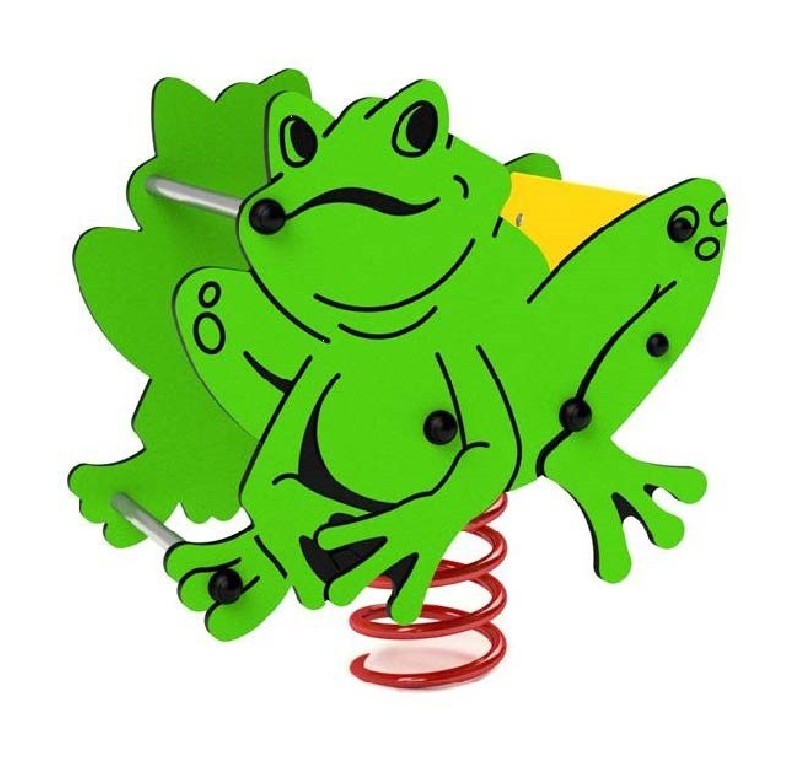 Grenouille jeu sur ressort