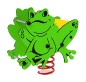 Grenouille jeu sur ressort