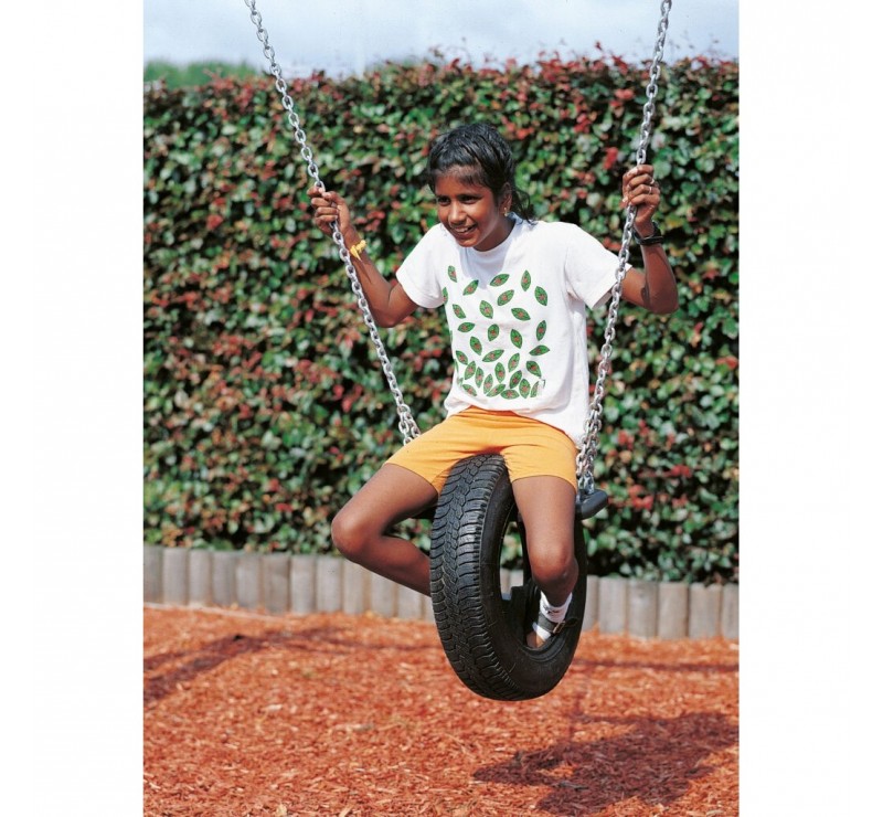 Balançoire de robin en hexagonale en bois de robinier