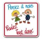 Panneau de sortie d'école enfants