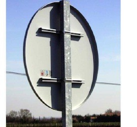 Poteau galvanisé diamètre 60 mm pour panneau