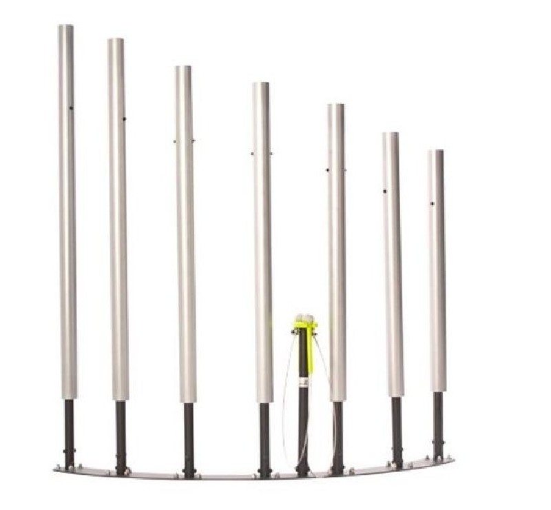 Jeu musical extérieur les cloches tubulaires forêt