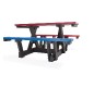 Table pique-nique en plastique recyclé 150 cm 6 places