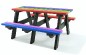 Table pique-nique en plastique recyclé 6 places