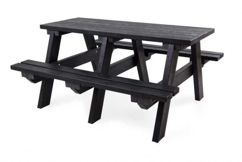 Table pique-nique en plastique recyclé effet bois Table pique-nique en plastique recyclé effet bois