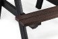 Table pique-nique en plastique recyclé noir PMR