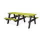 Table pique-nique en plastique recyclé PMR 7 places dont 1 fauteuil roulant