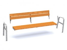 Banc public OLIVIER avec...