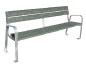 Banc public  lames  Eco composites couleur Vert