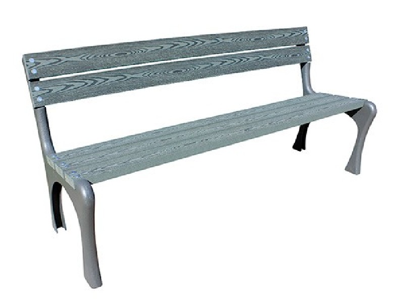 Banc public en Eco composites couleur vert