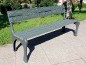 Banc public en Eco composites couleur vert