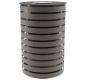 Corbeille métal cylindrique