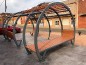 Banc public sans accoudoirs en bois tropical 3.60m