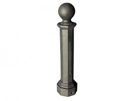 Lot de 10 bornes  Lancelot en fonte