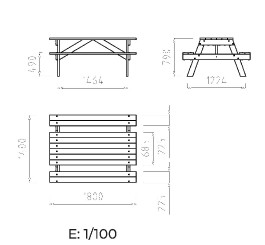 Table pique-nique...