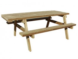 Table pique-nique en bois PMR