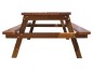 Table pique-nique en bois tropical