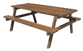 Table pique-nique en bois tropical